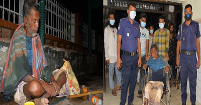 ব্যাগে কাপড় ও ওষুধ দিয়ে বৃদ্ধকে রাস্তায় ফেলে গেল স্বজনরা