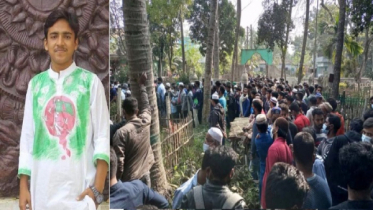 নানাবাড়ি চিরনিদ্রায় শায়িত রাবি শিক্ষার্থী হিমেল