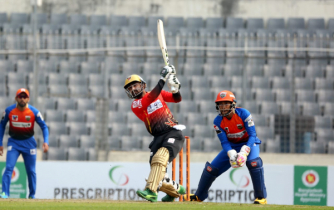 মিরপুরে ছক্কা ঝড়, রান পাহাড়ে কুমিল্লা