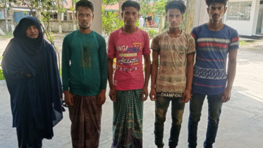 সুবর্ণচরে পাঁচ রোহিঙ্গা আটক