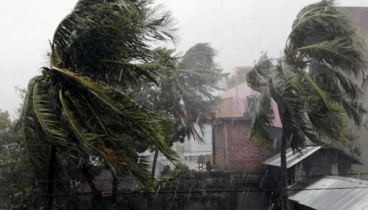 দেশের ৯ অঞ্চলে সর্বোচ্চ ৬০ কিলোমিটার বেগে ঝড়ের সম্ভাবনা