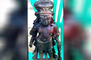 দীঘি খননের সময় বেরিয়ে এলো বিষ্ণুমূর্তি