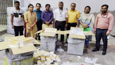 শাহ আমানতে কোটি টাকার বিদেশি সিগারেট উদ্ধার