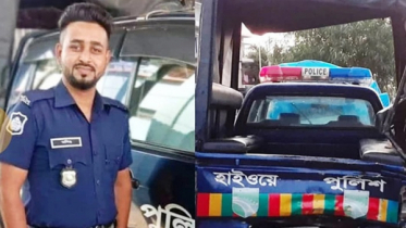 পুলিশভ্যানে বাসের ধাক্কা, প্রাণ গেল কনস্টেবলের
