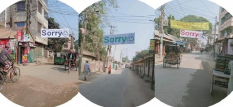 প্রিয়তমার মান ভাঙাতে শহরজুড়ে ‘স্যরি’ ব্যানার