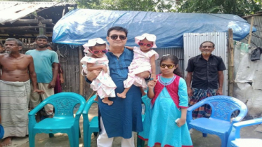 জোড়া লাগানো থেকে আলাদা হওয়া লাবিবা-লামিসা পেল ঈদ উপহার