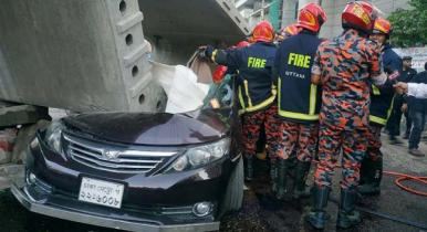 গার্ডার চাপায় নিহত ৫: ক্রেনচালকসহ ৩ জনের দায় স্বীকার