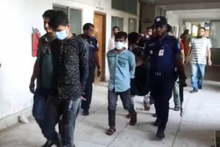 বাসে ডাকাতি-ধর্ষণ, তিনদিনের রিমান্ডে ৬ আসামি