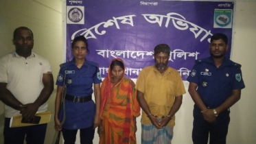পুত্রবধূকে অ্যাসিড নিক্ষেপ, শ্বশুর-শাশুড়ি গ্রেফতার