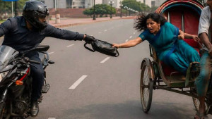 ছিনতাইকারীর হ্যাঁচকা টানে রিকশা থেকে পড়ে প্রধান শিক্ষিকা নিহত