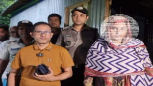 মাটিতে পুঁতে রাখা ১১ কেজি গাঁজা উদ্ধার, নারী আটক