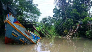 বালুবাহী জাহাজের ধাক্কায় সেতু ভেঙে ৩ উপজেলার যোগাযোগ বন্ধ