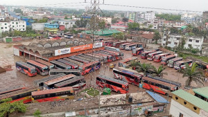 উন্নয়ন বঞ্চিত মাসকান্দা বাস টার্মিনাল