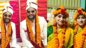 যমজ ২ ভাইয়ের সঙ্গে যমজ দুই বোনের বিয়ে, চাঞ্চল্য