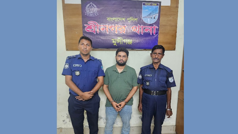 পুলিশের হাত থেকে হ্যান্ডকাফসহ পালানো যুবক ফের গ্রেপ্তার