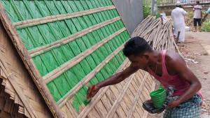 বাঁশের সিলিং বেড়া তৈরিতে সচ্ছলতা