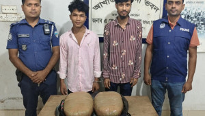 আখাউড়ায় গাঁজাসহ দুই মাদক কারবারি গ্রেপ্তার