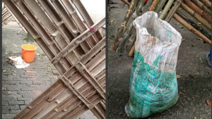 টঙ্গীতে বস্তায় ১০-১২ ককটেলসদৃশ বস্তু, পুলিশি ঘেরাও”