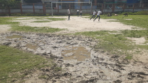 সাতক্ষীরায় জাতীয় ক্রিকেটার গড়ার ঐতিহ্যবাহী মাঠের বেহাল দশা