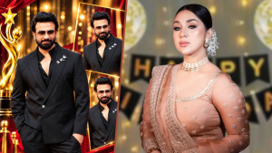 শাকিবের হাতে অ্যাওয়ার্ড অপু বিশ্বাসের জন্মদিনে