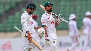 বাংলাদেশের প্রথম দিনের আলো নিভল সাদমানকে অপেক্ষায় রেখে