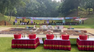 খাগড়াছড়িতে ৩ কোটি টাকার মাদকদ্রব্য ধ্বংস করল বিজিবি