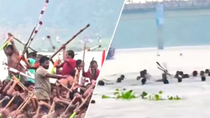 সিরাজগঞ্জে নৌকা বাইচে দুই পক্ষের সংঘর্ষ, আহত ৩০