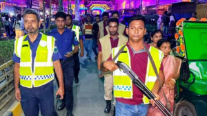 সিরাজগঞ্জে দুর্গাপূজার নিরাপত্তায় ৭৪৮ পুলিশ সদস্য