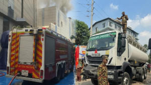 টঙ্গীতে ওষুধ কারখানায় আগুন নিয়ন্ত্রণে, আহত দুই শ্রমিক