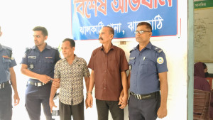 ঝালকাঠিতে তরুণীকে ধর্ষণের অভিযোগে পালিত বাবা ও সহযোগী গ্রেফতার