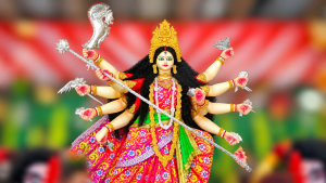 লালমোহনে দুর্গোৎসবের ঢাকে কাঠি, প্রস্তুত ২৩ পূজামণ্ডপ