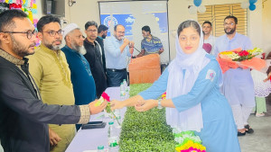 লালমোহন হা-মীমের নবীন শিক্ষার্থীদের বরণ, স্বপ্নপূরণের ব্রত নিয়ে শুরু নতুন পথচলা