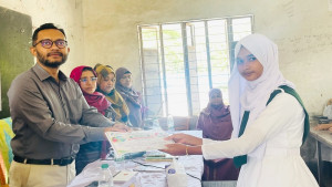 লালমোহনে আন্তর্জাতিক কন্যাশিশু দিবস পালিত