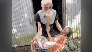 আল্লাহ, খাবার দাও’ বলা সেই বৃদ্ধ সাজু শেখের স্ত্রী আর নেই
