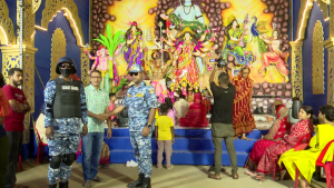 ভোলায় ১১৮ পূজামণ্ডপে নিরাপত্তা জোরদারে কোস্ট গার্ড