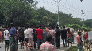 বাজিতপুর বাসের ধাক্কায় ৮ বছরের শিশুর মর্মান্তিক মৃত্যু