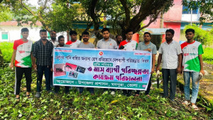 মনপুরায় ডেঙ্গু এবং পানিবাহিত রোগ প্রতিরোধে পরিচ্ছন্নতা অভিযান