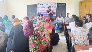 মনপুরায় মাদক, ইভটিজিং ও বাল্যবিবাহ প্রতিরোধে মতবিনিময় সভা