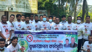 দৌলতখানে ছাত্রদলের উদ্যোগে ডেঙ্গু প্রতিরোধ ও বৃক্ষরোপণ কর্মসূচি