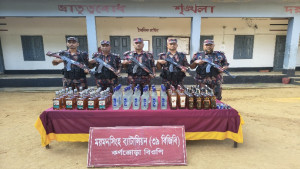 শেরপুর সীমান্তে ১ লাখ ৩৮ হাজার টাকার ভারতীয় মাদক উদ্ধার