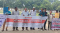 সাতক্ষীরায় হত্যা-ধর্ষণ ও মব সহিংসতার প্রতিবাদে মানববন্ধন