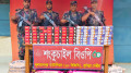 সীমান্তে ৩৬ লাখ টাকার ভারতীয় পণ্য জব্দ
