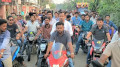 ভোলার দক্ষিণ দিঘলদী ইউনিয়নে উন্নয়নের প্রতিশ্রুতি দিয়ে চেয়ারম্যান প্রার্থী জাকিরের নির্বাচনী শোডাউন