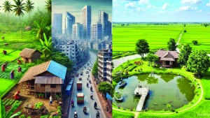 শহর দেয় আধুনিকতার গতি, আর গ্রাম দেয় প্রকৃতির প্রশান্তি