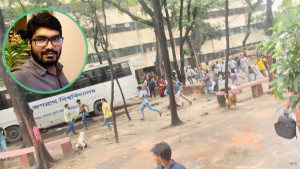 জবিতে ছাত্রদলের দুই গ্রুপের সংঘর্ষ
