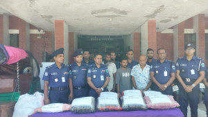 নলডাঙ্গায় দুর্ঘটনার সিএনজিতে লুকিয়ে রাখা বিপুল গাঁজাসহ গ্রেফতার ৪