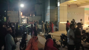 একই স্থানে ফের আগুন, ব্লিস হাসপাতালে রোগী-স্বজনদের মধ্যে আতঙ্ক