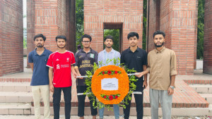 ৬৪তম শিক্ষা দিবস উপলক্ষে ইবি ছাত্র ইউনিয়নের শ্দ্ধাঞ্জলি