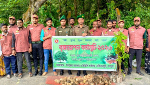 নালিতাবাড়ীতে আনসার ভিডিপির বৃক্ষরোপণ কর্মসূচি পালন