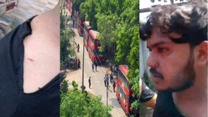 ইবির বাসে উচ্চস্বরে গল্প করতে নিষেধ করায় জুনিয়রকে মারধর